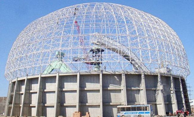 天门圆形煤场网架