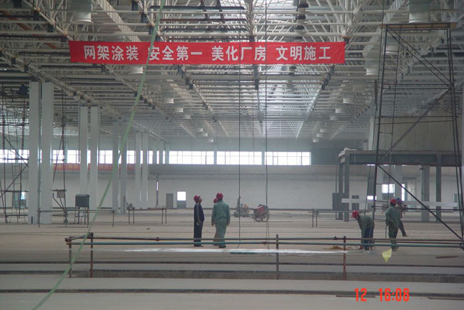 天门船厂网架工程